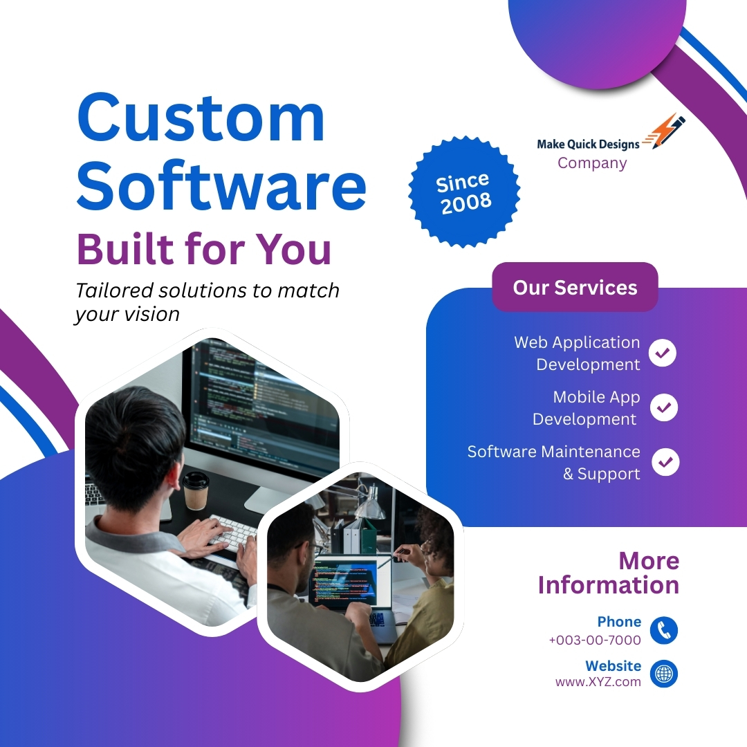 Custom corporate and product promotion flyers for marketing campaigns